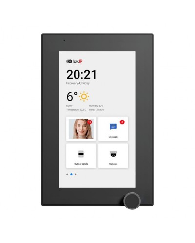 IP-видеодомофон BAS-IP AZ-07L BLACK в Белгороде Абонентские IP устройства Pintop.ru
