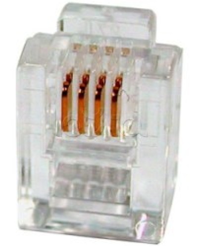 Разъем телефонный RJ11 (6P4C) Cabeus в Белгороде Коннекторы и разъемы Pintop.ru