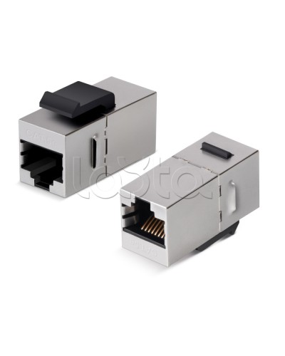 Адаптер проходной Cabeus CA-KJ-8p8c-C5e-SH в Белгороде Проходные адаптеры RJ-45 и разветвители Pintop.ru