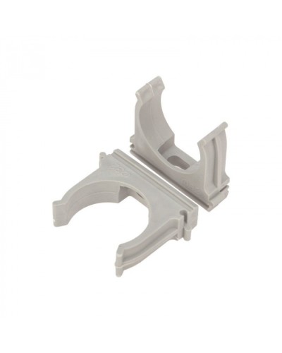 Крепеж-клипса для труб д.16мм, цвет серый Cabeus (CF16-GY) в Белгороде Держатели, клипсы, скобы Pintop.ru