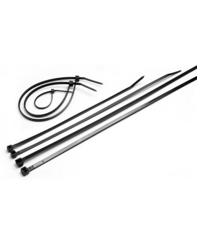 Стяжка нейлоновая неоткрывающаяся, безгалогенная (halogen free), 370x3.6мм, черная (100 шт) Cabeus CTBL-370 в Белгороде Стяжки-хомуты Pintop.ru