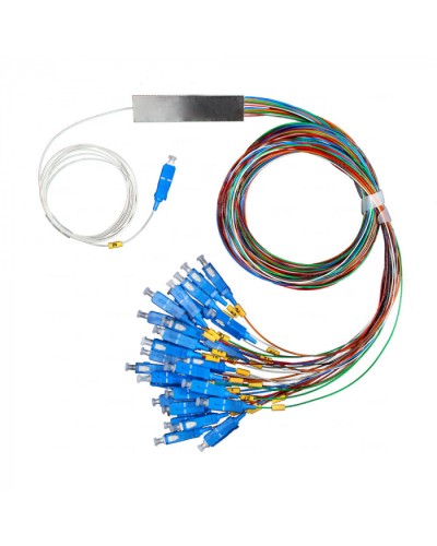 Разветвитель план 1х8 окон SC/UPC 9/125 вывод 1,5м буфер 0.9мм 1260/1650 Cabeus (FCT-PLC-1/8-9-SC/U-1.5-0.9) в Белгороде Оптические разветвители (сплиттеры) Pintop.ru