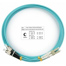 Шнур оптичесикй duplex LC-FC 50/125 MM OM3 2 м LSZH Cabeus FOP-50-LC-FC-2M