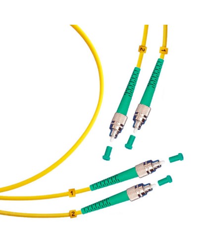 Шнур оптический duplex FC/APC-FC/APC 9/125 sm 1м LSZH Cabeus FOP(d)-9-FC/APC-FC/APC-1m в Белгороде Патч-корды оптические Pintop.ru