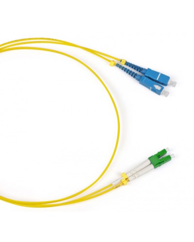 Шнур оптический duplex LC/APC-SC/UPC 9/125 sm 1м LSZH Cabeus FOP(d)-9-LC/APC-SC/UPC-1m в Белгороде Патч-корды оптические Pintop.ru