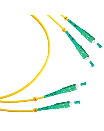 Шнур оптический duplex SC/APC-SC/APC 9/125 sm 3м LSZH Cabeus FOP(d)-9-SC/APC-SC/APC-3m в Белгороде Патч-корды оптические Pintop.ru