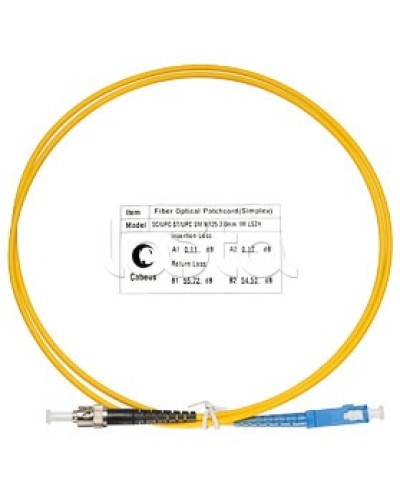 Патч-корд волоконно-оптический SM 9/125 simplex SC-ST LSZH (1 м) Cabeus FOP(s)-9-SC-ST-1m в Белгороде Патч-корды оптические Pintop.ru