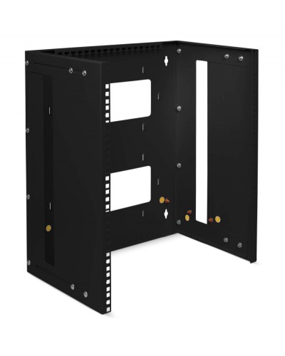 Кронштейн настенный 19 12U, цвет черный Cabeus NC-12U-BK в Белгороде Аксессуары для стоек и шкафов Pintop.ru