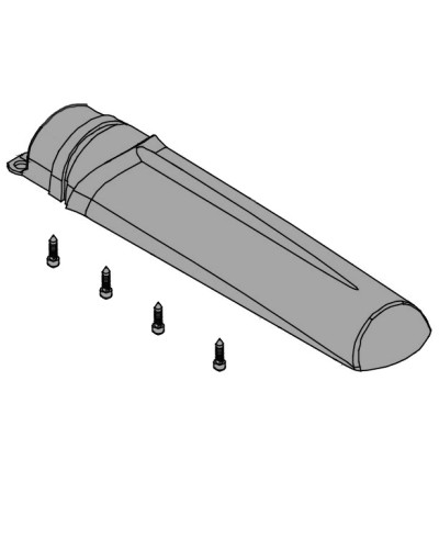 Крышка кожуха винта АХ302304, АХ3024, АХ402306, АХ412306 Came 119RID308 в Белгороде Запчасти для шлагбаумов и автоматики Pintop.ru