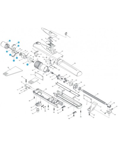 Крышка кожуха винта OPP001 Came 119RID416 в Белгороде Запчасти для шлагбаумов и автоматики Pintop.ru