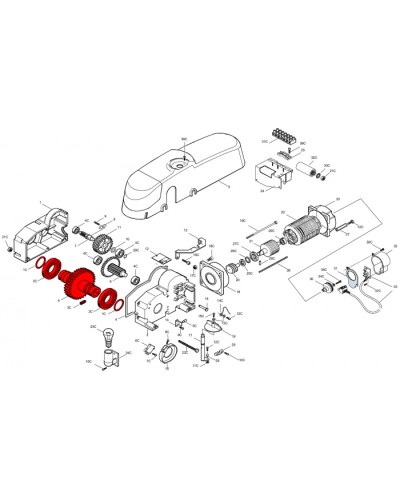 Электродвигатель E450 Came 119RIE139 в Белгороде Запчасти для шлагбаумов и автоматики Pintop.ru