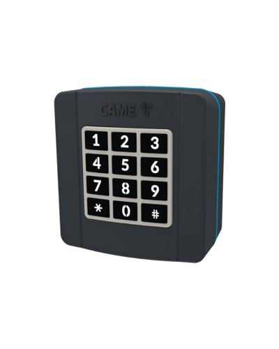 Проводная накладная кодонаборная клавиатура Came 806SL-0280 - SELT1BDG, подключаемая к шине CXN, 12 кнопок, синяя подсветка, RAL7024 в Белгороде Запчасти для шлагбаумов и автоматики Pintop.ru