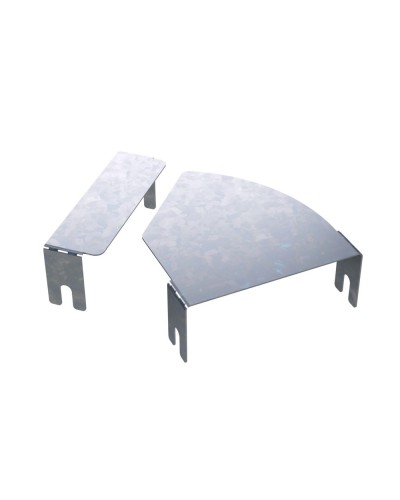 Крышка на горизонтальный изменяемый угол СРО 0-45град. 100, 1,2 мм DKC (SKVN100) в Белгороде Аксессуары для лотков Pintop.ru