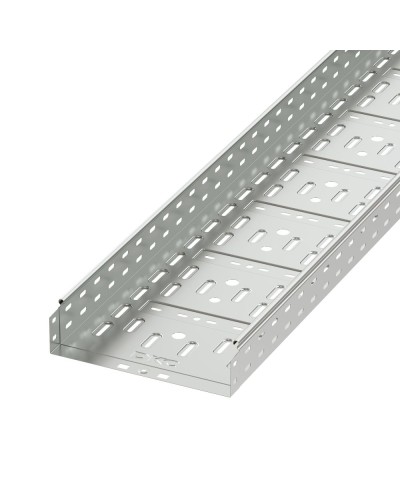 Лоток перфорированный 300х80 L2000, горячеоцинкованный DKC 35315HDZ в Белгороде Кабельные лотки Pintop.ru