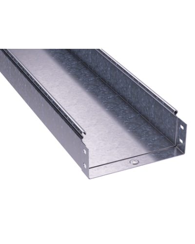 Лоток 150х80 L 3000 толщ. 1,0 мм, цинк-ламельный DKC (3506310ZL) в Белгороде Кабельные лотки Pintop.ru