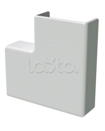 Угол плоский белый 22x10 DKC (00407R) в Белгороде Аксессуары для кабель-канала Pintop.ru