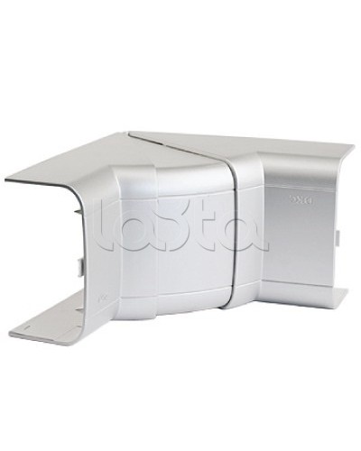 Угол внутренний 110х50 мм, изменяемый 70-120°, цвет серый металлик DKC 01051G в Белгороде Аксессуары для кабель-канала Pintop.ru