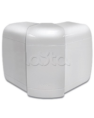 Угол внешний 90х50 мм, изменяемый 80-120°, цвет серый металлик DKC 09552G в Белгороде Аксессуары для лотков Pintop.ru