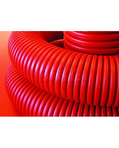 Труба гибкая двустенная д.110мм цвет красный, без протяжки DKC 120911100 в Белгороде Стяжки-хомуты Pintop.ru