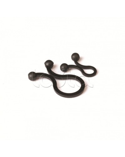 Замок, цвет - черный, д.17,8-20,3 DKC 21043116 в Белгороде Крепежные изделия Pintop.ru