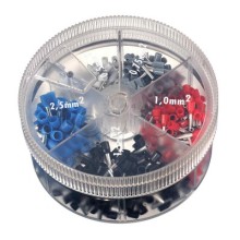 Контейнер наконечников-гильз с изолир.фланцем 0,75 кв.мм серый 1 упаковка - 1000 шт DKC 2ARTD10075