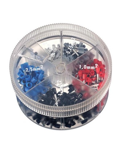 Контейнер наконечников-гильз с изолир.фланцем 0,75 кв.мм серый 1 упаковка - 1000 шт DKC 2ARTD10075 в Белгороде Крепежные изделия Pintop.ru