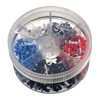 Контейнер наконечников-гильз с изолир.фланцем 0,25-1,00 кв.мм 1 упаковка - 150 шт DKC 2ARTD999