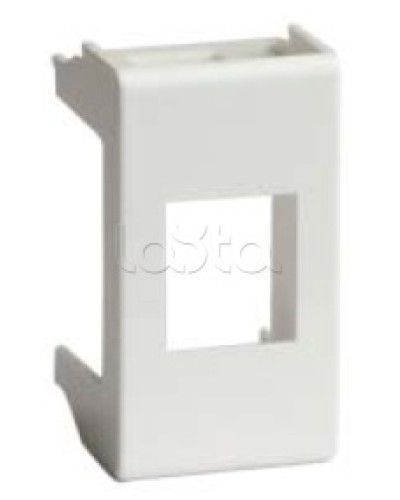 Адаптер для информационных разъемов SIEMON, «Viva», 1 мод., белый DKC 45008 в Белгороде Аксессуары для стоек и шкафов Pintop.ru