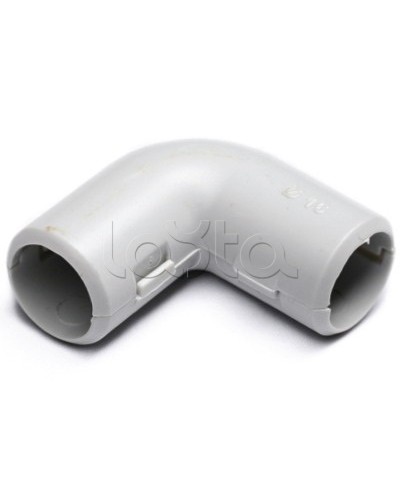 Колено открывающееся, 90 градусов 32 DKC (50532) - Колено открывающееся 90°, номинальный ф32мм, пластик, IP40, RAL 7035 в Белгороде Повороты, муфты, тройники Pintop.ru