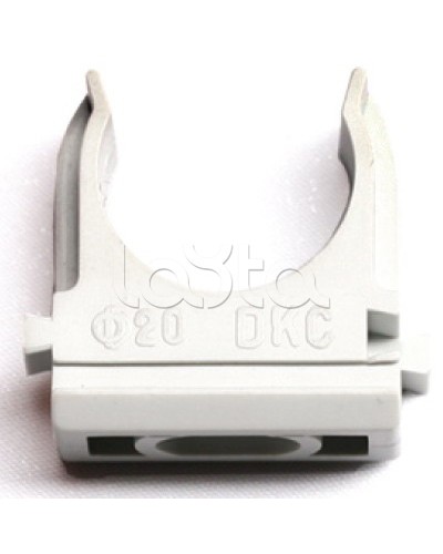 Держатель с защелкой, д.20мм, в упаковках по 10шт. DKC 51020R10 в Белгороде Держатели, клипсы, скобы Pintop.ru