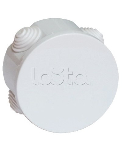 Коробка ответвительная с кабельными вводами, IP44, д.65х35 мм (24 шт/уп) DKC 53500R в Белгороде Распределительные коробки Pintop.ru