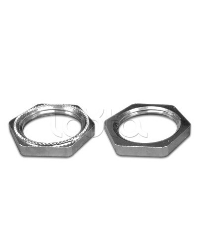 Гайка заземляющая M25x1,5 никел. латунь DKC 6006EMC-25 в Белгороде Крепеж Pintop.ru