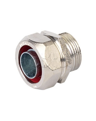 Муфта металлорукав-коробка, ф10мм, IP40/IP44/IP66/IP67, М16х1,5 наружная резьба DKC (6014-1016) в Белгороде Повороты, муфты, тройники Pintop.ru