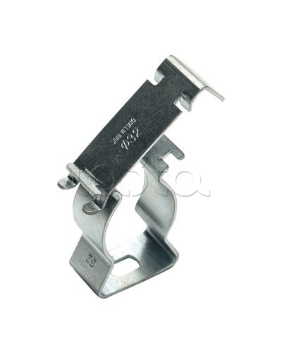 Держатель с крышкой D32, оцинкованная сталь DKC (6044-A32) в Белгороде Держатели, клипсы, скобы Pintop.ru