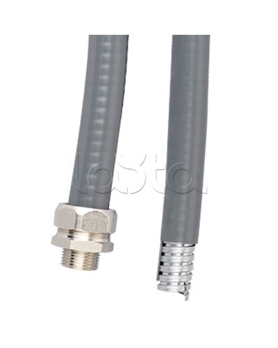 Металлорукав DN 26мм в гладкой EVA изоляции, Dвн 26,5 мм, Dнар 34,0, IP66, 25 м, цвет серый DKC 607E032 в Белгороде Крепежные изделия Pintop.ru