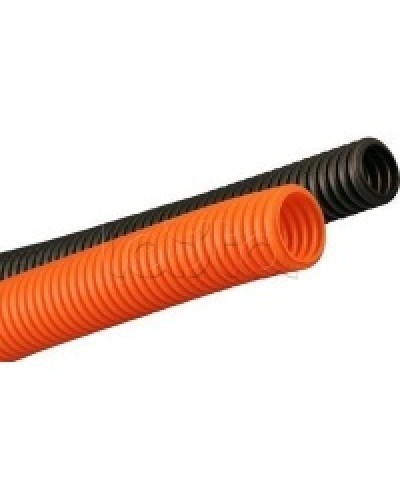 Труба гофрированная ПНД 25 мм лёгкая без протяжки цвет оранжевый DKC 70925 в Белгороде Труба гофрированная Pintop.ru
