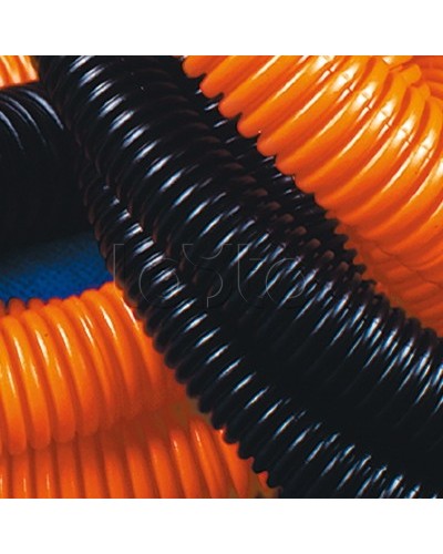 Труба гофрированная ПНД с зондом25 мм цвет чёрный (50 м) DKC 71725 в Белгороде Труба гофрированная Pintop.ru