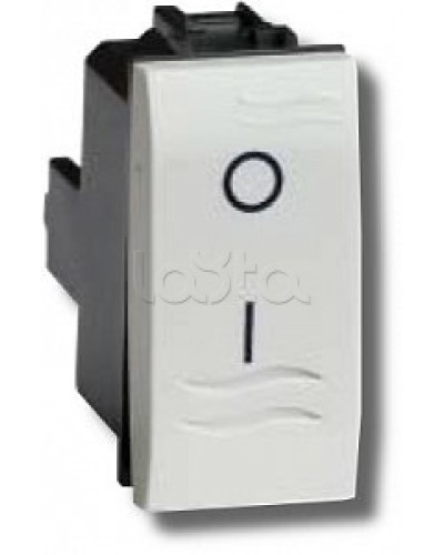 Выключатель двухполюсный белый 1 мод в Белгороде Аксессуары для стоек и шкафов Pintop.ru