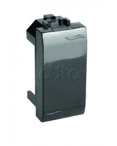 Заглушка чёрная на 1 мод DKC 77616N в Белгороде Аксессуары для кабель-канала Pintop.ru