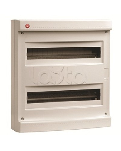 Щиток настен.без двер.36мод.,IP40,сер.,с усил. клем.блок.2х87312 DKC 83736 в Белгороде Боксы для автоматов Pintop.ru