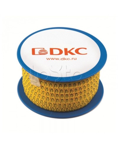 Колечко маркировочное 5, 2.5-4мм. черное на желтом DKC AZO305BY в Белгороде Крепежные изделия Pintop.ru