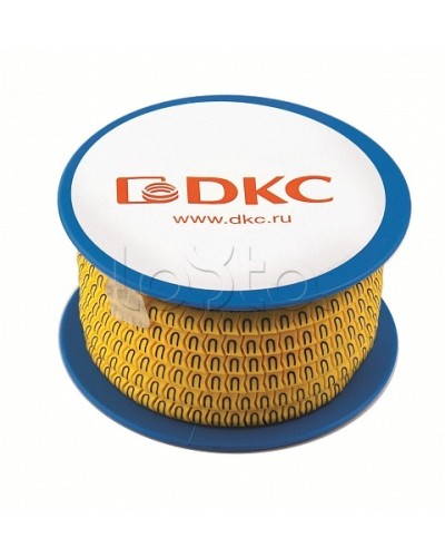 Колечко маркировочное /, 2.5-4мм. черное на желтом DKC AZO313BY в Белгороде Аксессуары для кабель-канала Pintop.ru