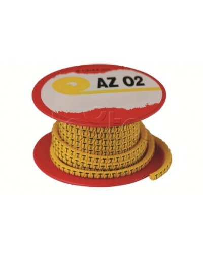 Колечко маркировочное N, 2.5-4мм. черное на желтом DKC AZO3NNBY в Белгороде Крепежные изделия Pintop.ru