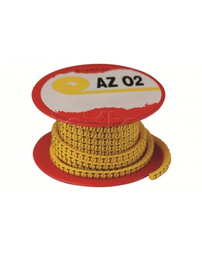 Колечко маркировочное 7, 4-8мм. черное на желтом DKC AZS407BY в Белгороде Крепежные изделия Pintop.ru