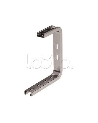 Консоль легкая потолочная DS осн.150 мм, длина 190 мм, цинк-ламельная DKC / ДКС (BBA3015ZL) в Белгороде Аксессуары для лотков Pintop.ru