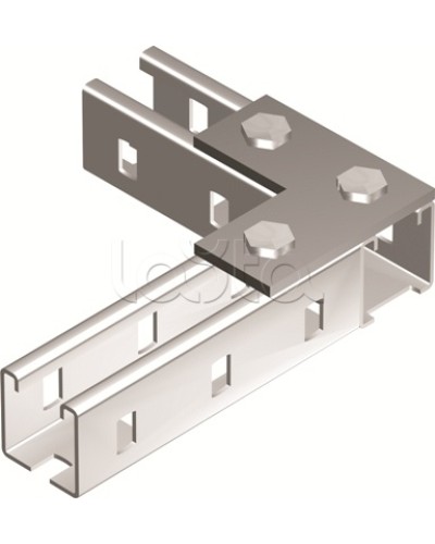Пластина соединительная L-обр., длина 90х90 мм, 3отв., горячеоцинкованная DKC BMD1021HDZ в Белгороде Крепежные изделия Pintop.ru