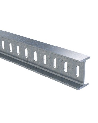 Профиль I-образный 50х100, L2000, толщ.4,5 мм, горячеоцинкованный DKC BPM5020HDZ в Белгороде Аксессуары для стоек и шкафов Pintop.ru