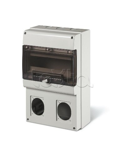 Корпус на 12 модулей и 2 поста с основанием 70х87 мм. Тип M400 DKC DIS6723300 в Белгороде Аксессуары для стоек и шкафов Pintop.ru