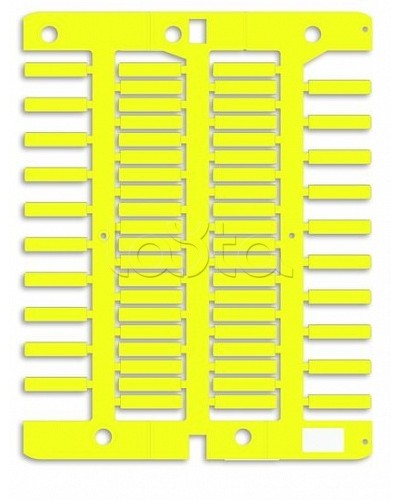 Маркировка для провода, жесткая, для трубочек. 4х18мм. Желтая DKC NUT18Y в Белгороде Крепежные изделия Pintop.ru