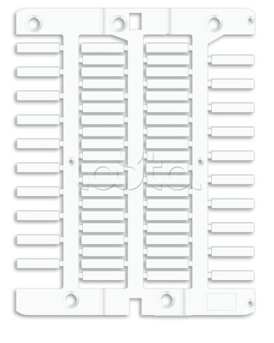 Маркировка для провода, жесткая, для трубочек. 4х23мм. Белая DKC NUT23 в Белгороде Крепежные изделия Pintop.ru